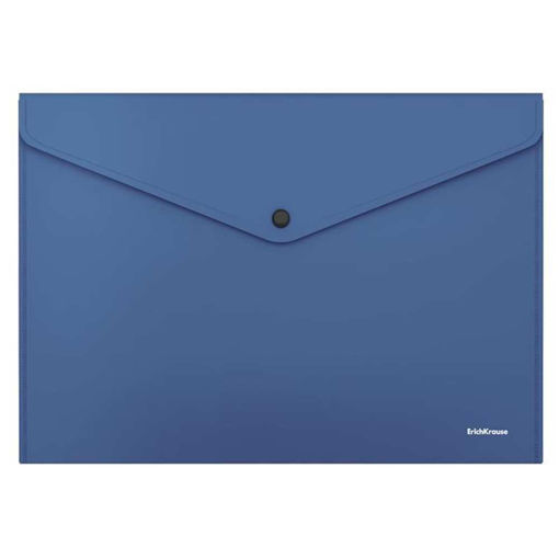 Picture of A4 BUTTON ENVELOPE GLOSSY SOLID BLUE